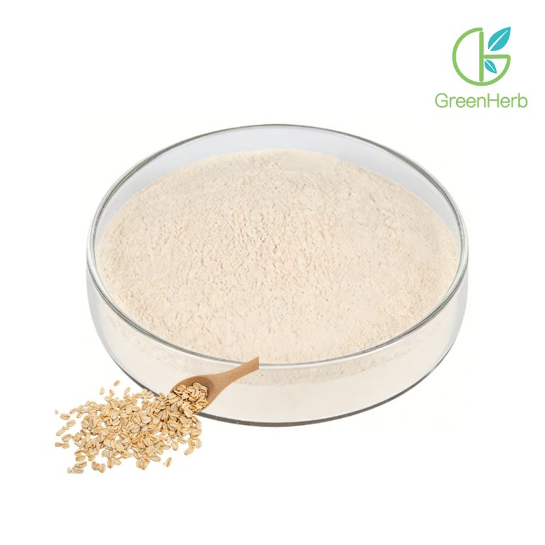 Haferproteinpulver – Nahaufnahme der Textur