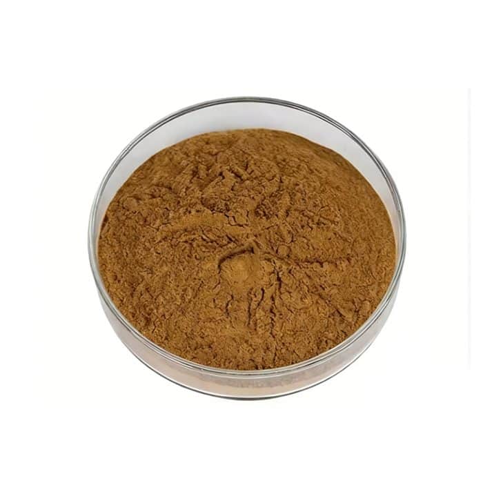 Light brown Siberian Ginseng Extract fine powder detail